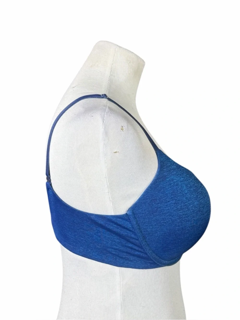 10/$25🦋 VS Blue Metallic Shine Convertible Uplift Semi Demi Bra - Size 36D - Picture 6 of 13